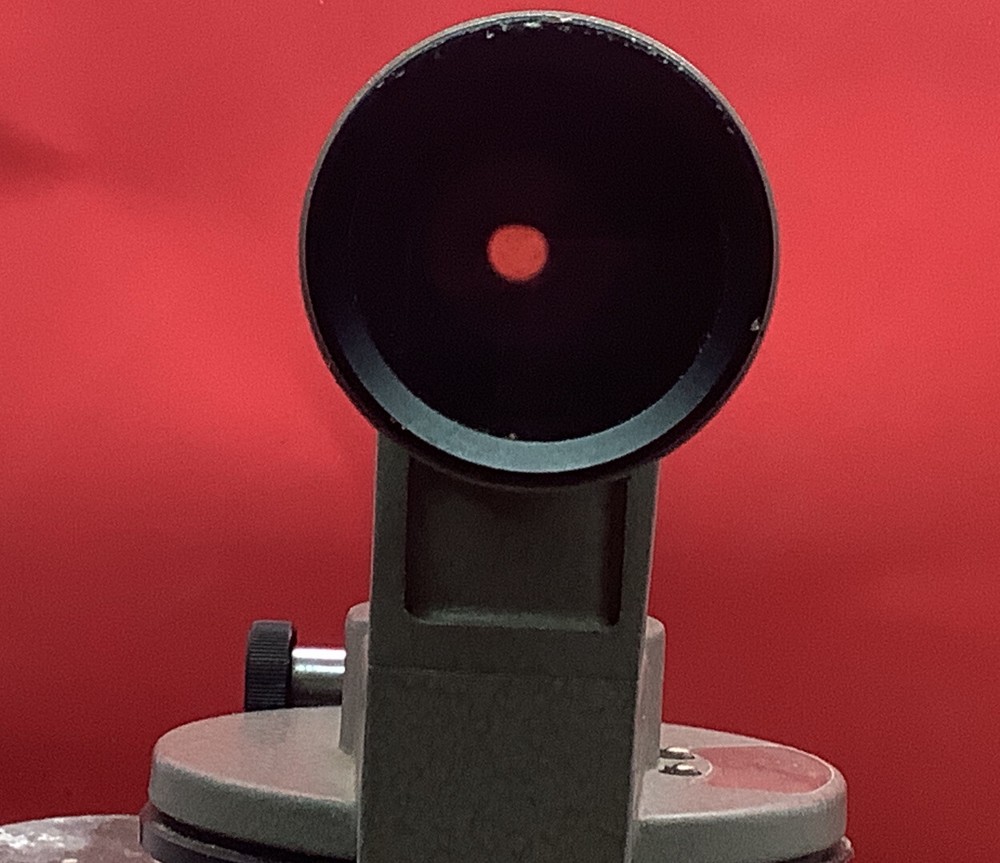 VINTAGE Leitz Model 110 Surveying Transit 12” Dumpy Level Telescope With Case