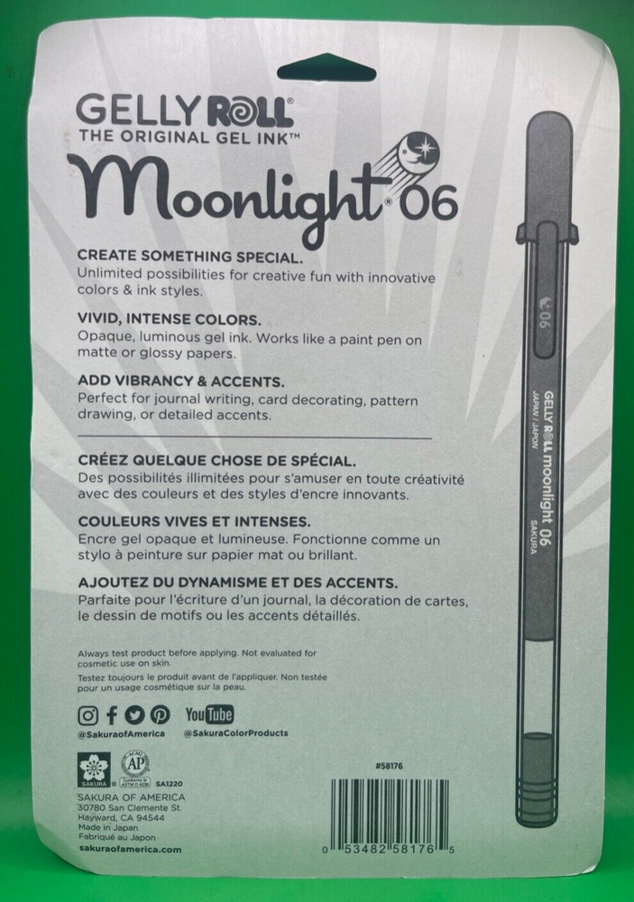 Gelly Roll Moonlight Fine Point Pens 10/Pkg-