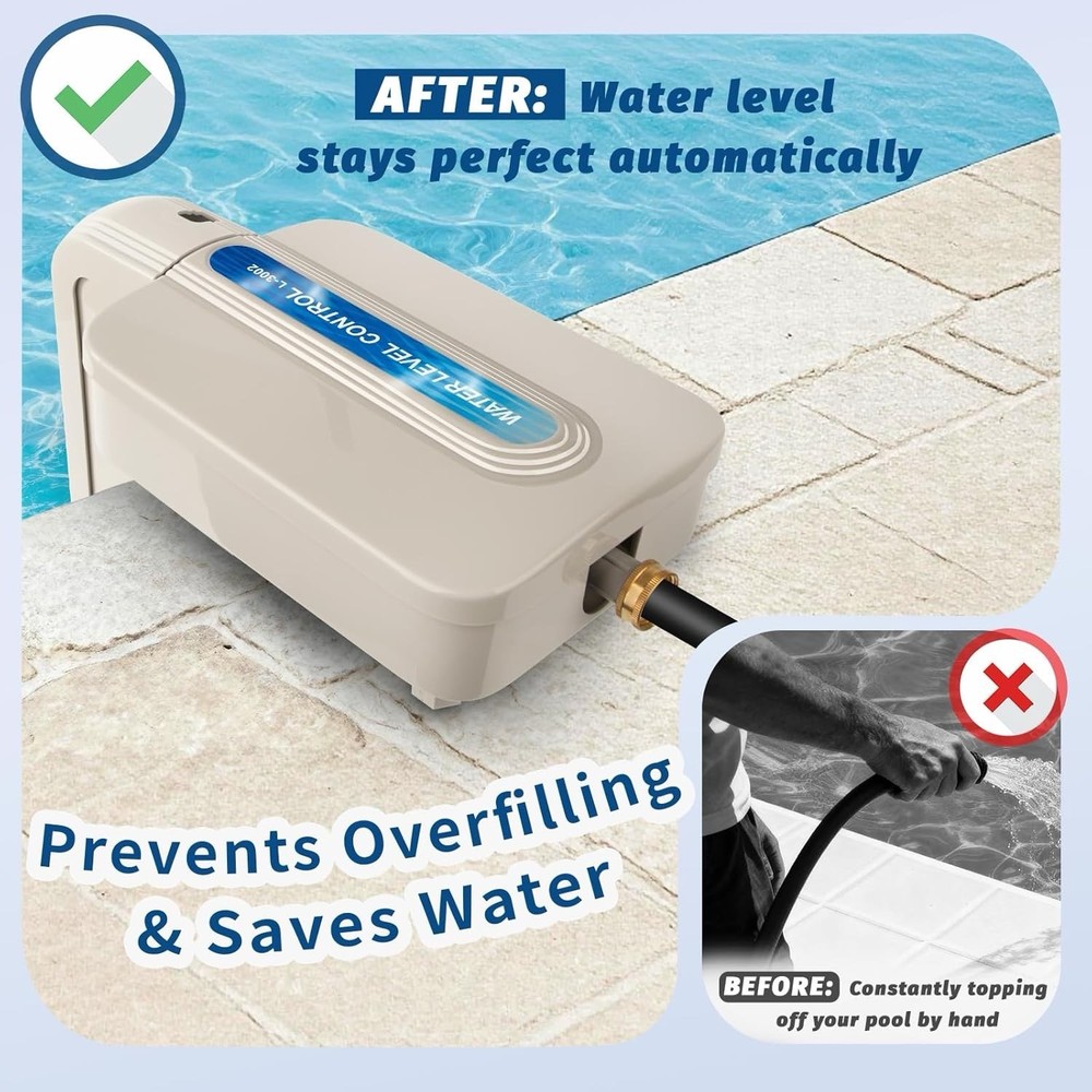 2026 Upgrade Automatic Pool Filler with Adjustable Float Valve, Automatic Pool W