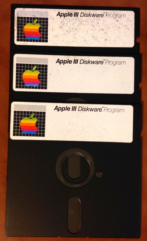 Apple  III Computer Blank Diskware Diskettes Lot of 3
