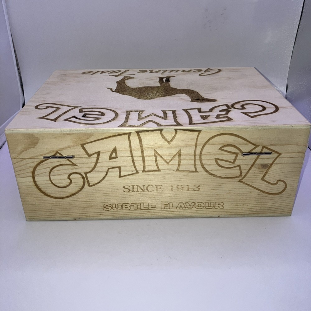 Custom Camel Wood Box