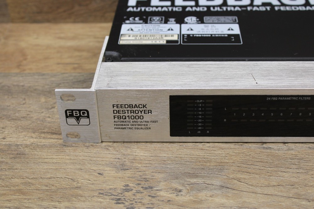 Behringer Automatic Feedback Destroyer Preametric EQ FBQ1000