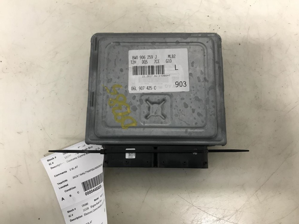 Engine ECM Electronic Control Module Engine ID Cymc Fits 18-19 AUDI A4 1044994