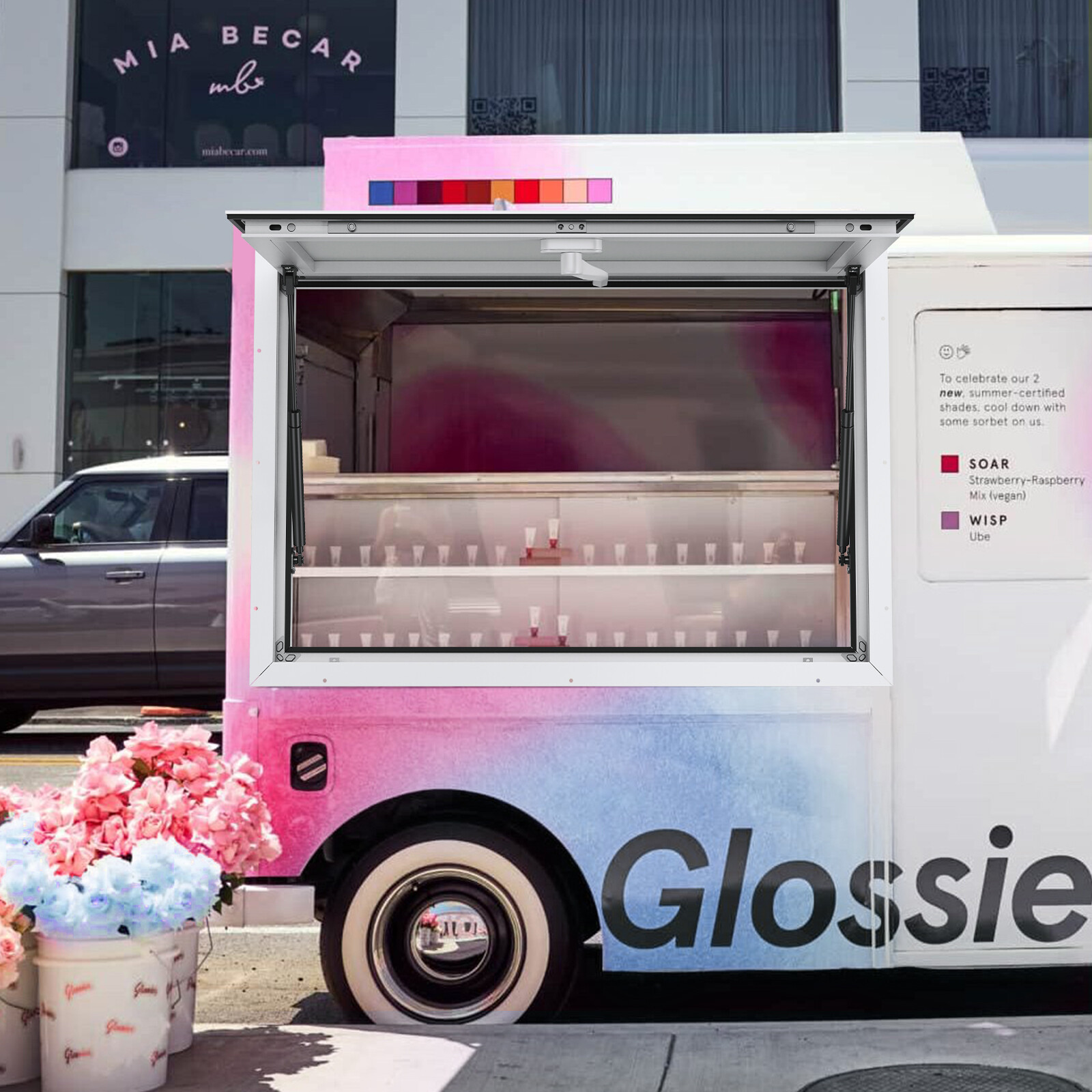 36"L x 36"W Concession Stand Serving Window Food Truck Service Awning