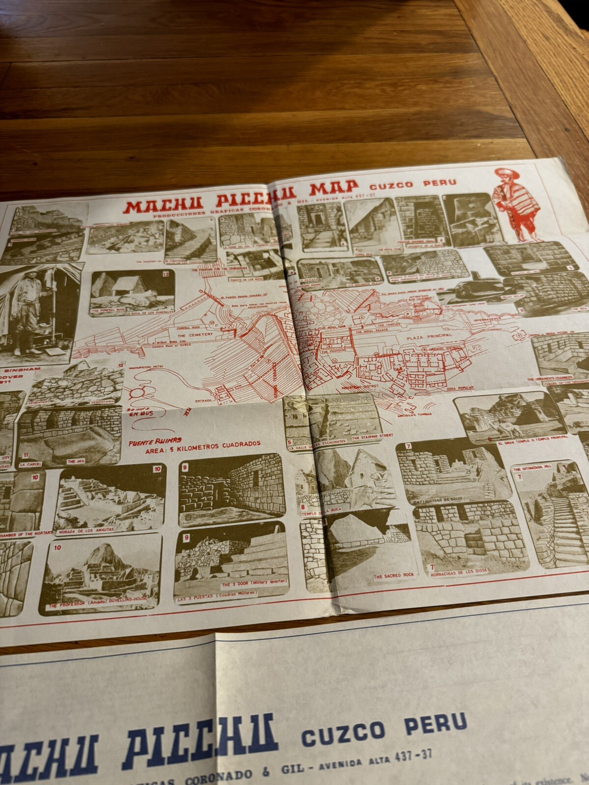 Vintage Lot Of 3 Machu Picchu Info Map Peru Visit Travel Tour Guide