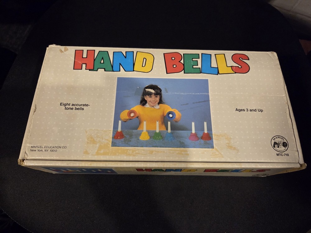 MARVEL EDUCATION HAND BELLS ACCURATE TONE BELLS (Missing One Bell)