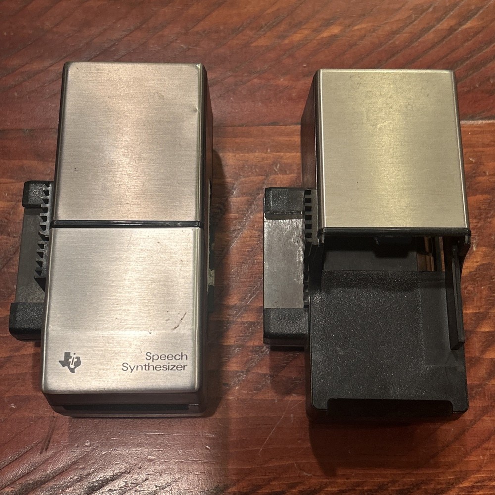 2 Texas Instruments TI-99/4A Speech Synthesizer PHP1500 (Untested)