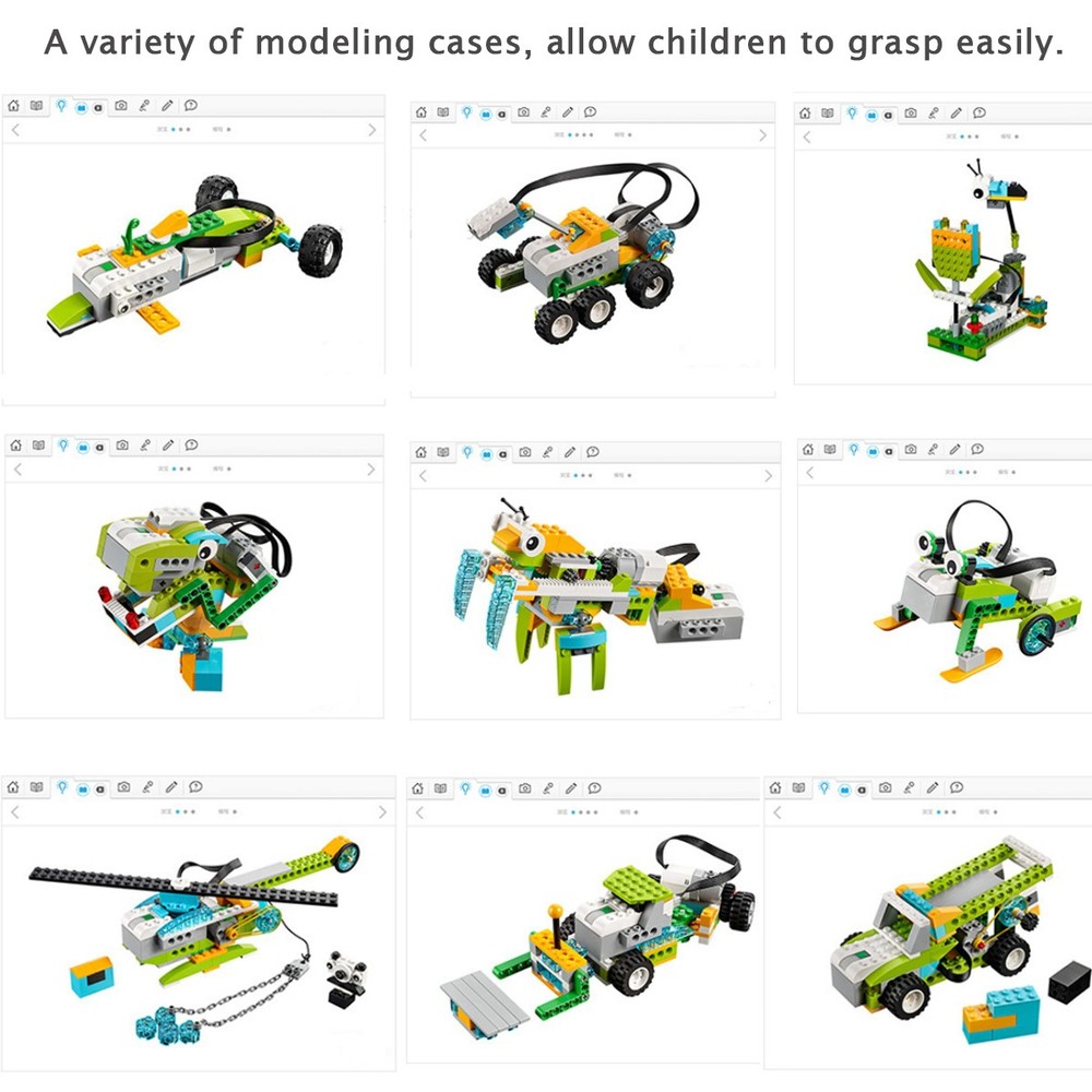 45300 Robot Programmable Smart Hub Sensor Education Kit For We do 2.0 Core Set