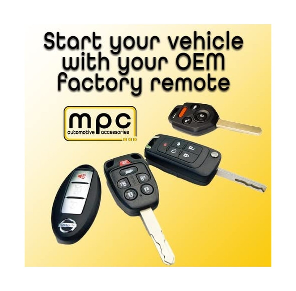 MPC Complete Factory Remote Activated Remote Start Kit Compatible with 2010-2...