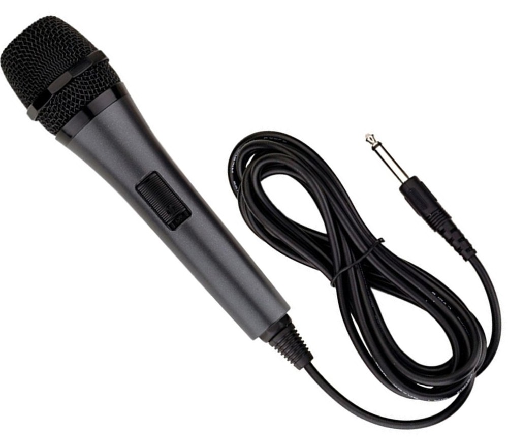Replacement/Additional Microphone for Karaoke Singing Party Machine w/10Ft. Cord