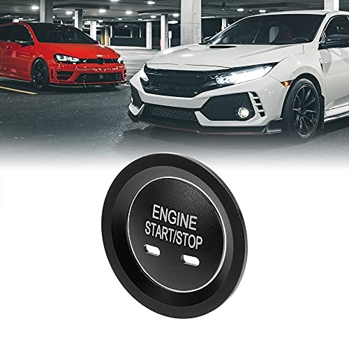 Car Start Stop Switch Button Cover with Ring Kit for Cadillac XTS XT5 CT6