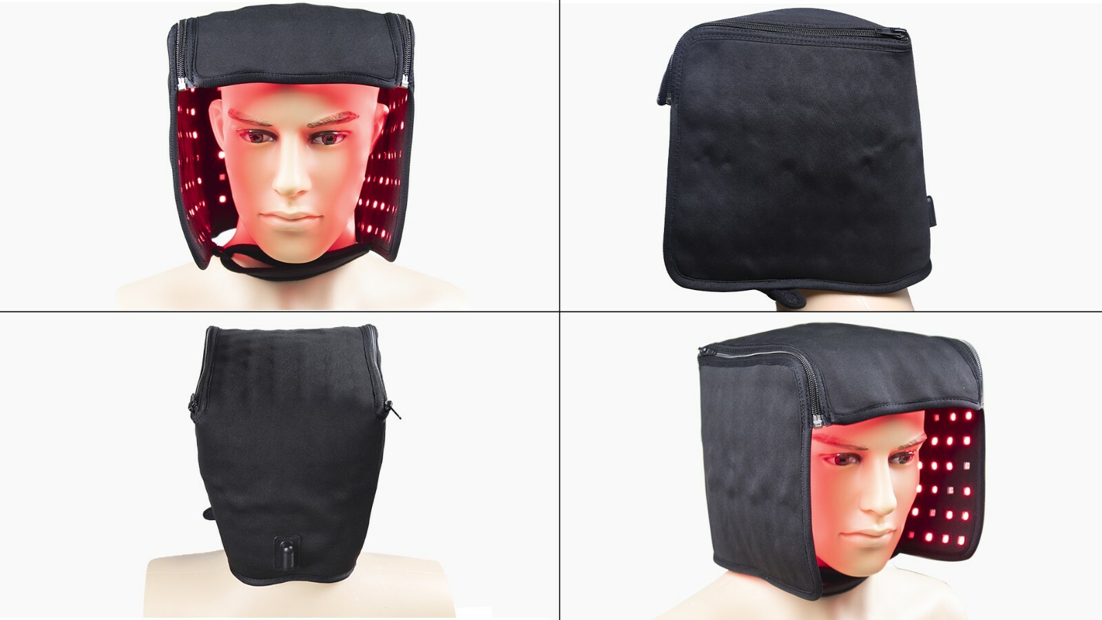 224 LEDs 880nm Infrared Red Light Hair Cap for Hair Loss Regrowth Helmet Device