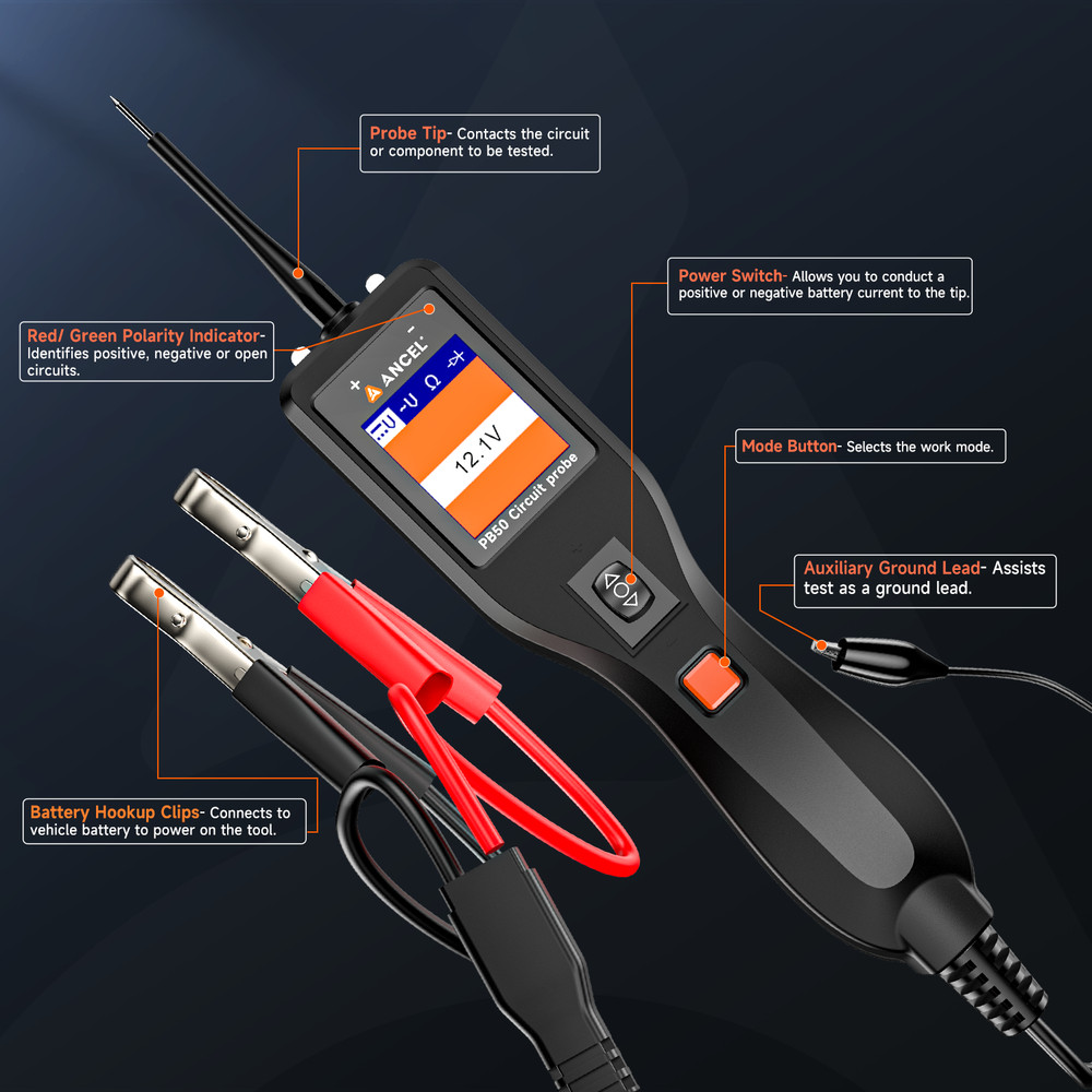 ANCEL PB50 PowerScan Circuit Tester Electrical Electrical Circuit Tester Tool