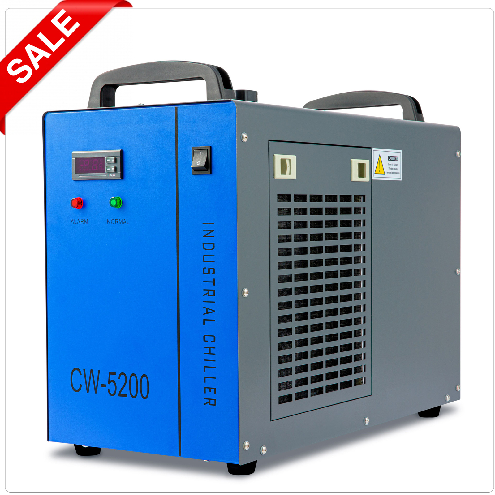 OMTech Industrial Water Chiller CW5200 for CNC CO2 Laser Engraver Cutter Marker