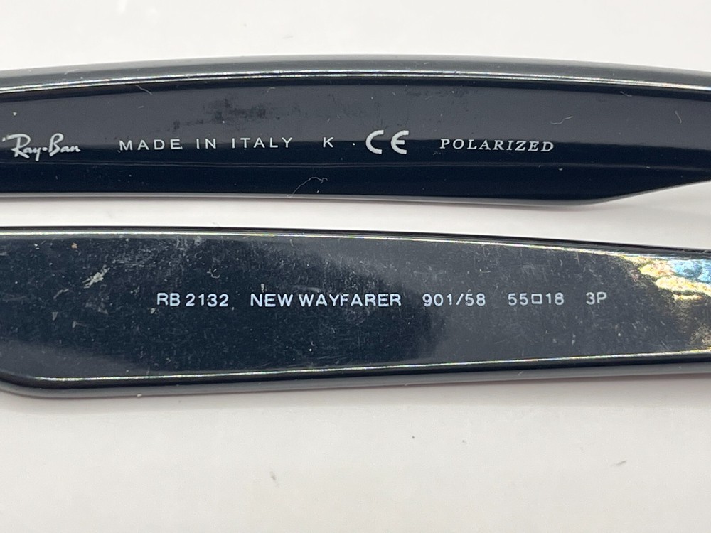 1358 - RAY BAN 2132 BLACK BOTH TEMPLES AUTHENTIC