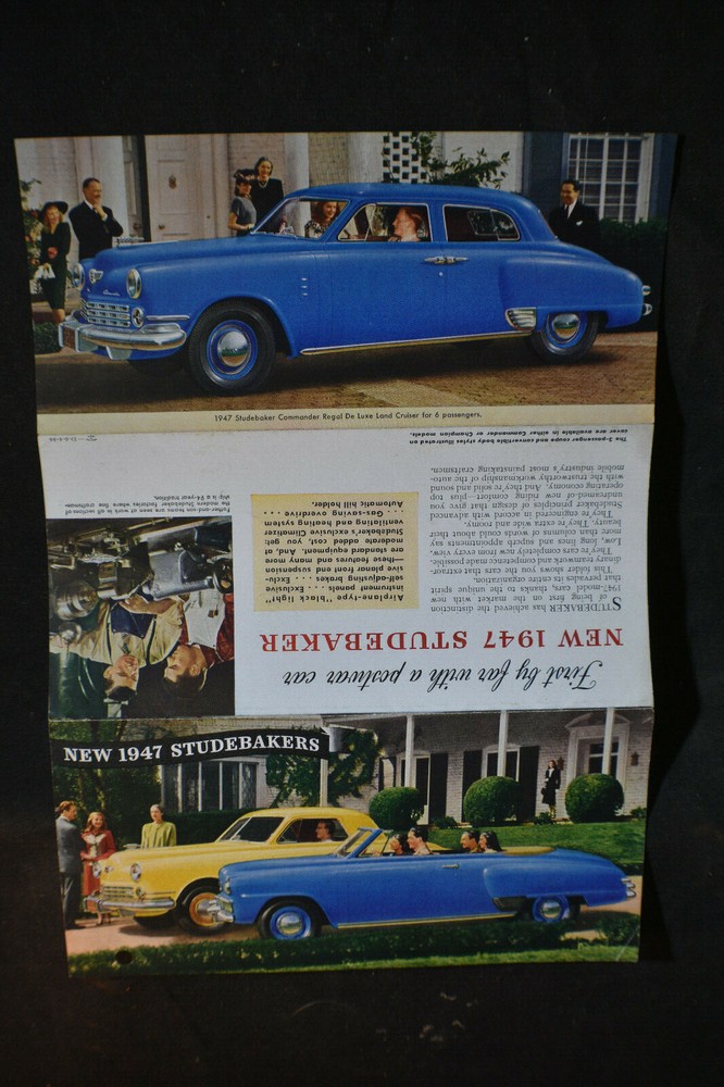 New 1947 Studebakers Brochure