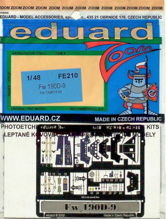eduard FE210 1/48 Fw 190D-9 for Tamiya