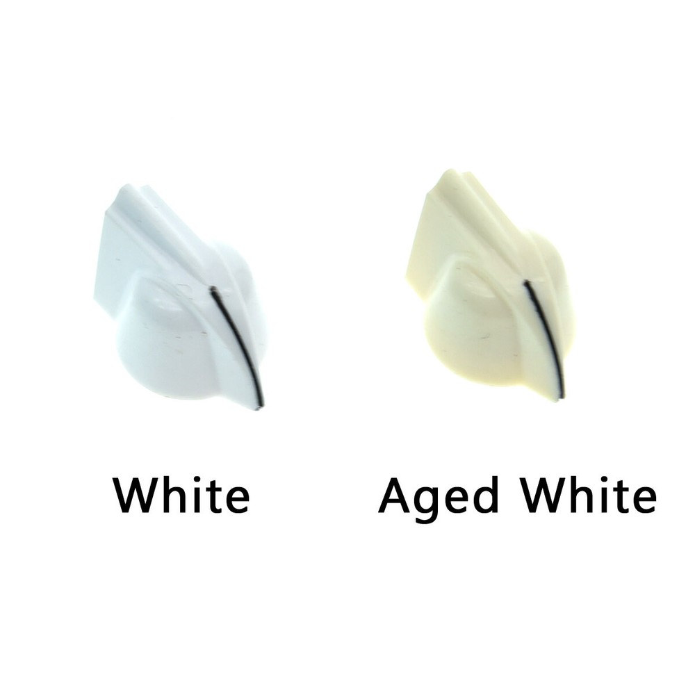 12PCS 1/4" Vintage Raised Mini Chicken Head Knobs AMP Effect Pedal Pots Knobs