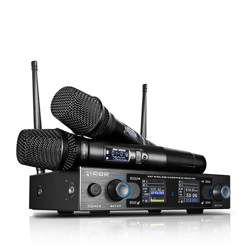 Rechargeable Handheld Design Digital Professional Wireless Microphone Mic System