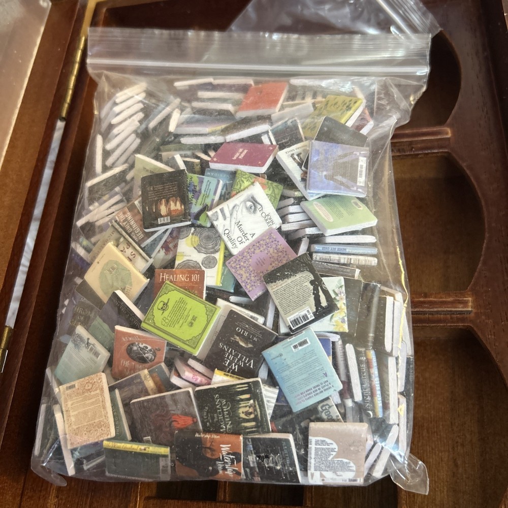Miniature Bookshelf Puzzle Box New