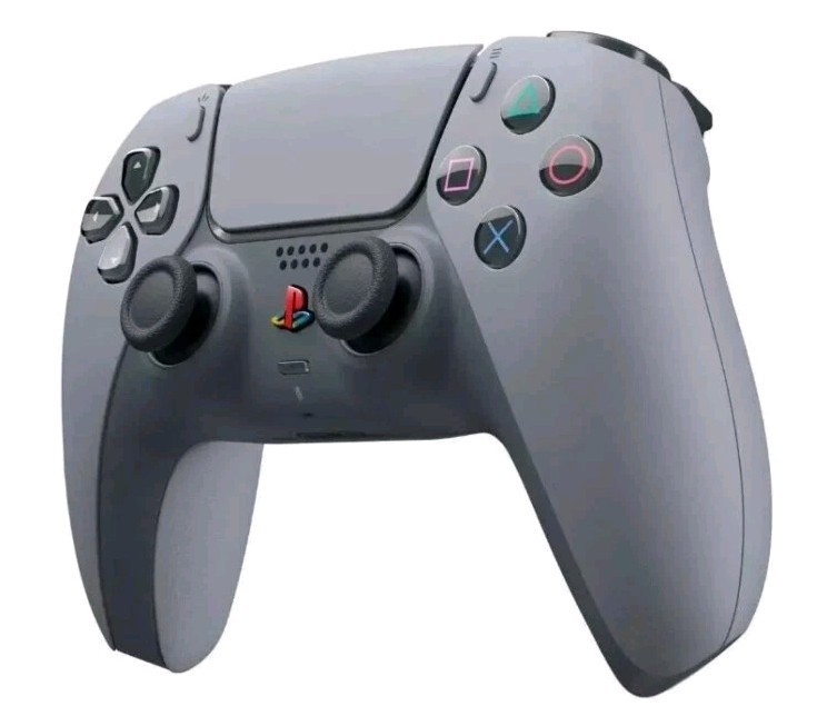PlayStation 5 DualSense Wireless Controller PS5 30th Anniversary Gray Edition