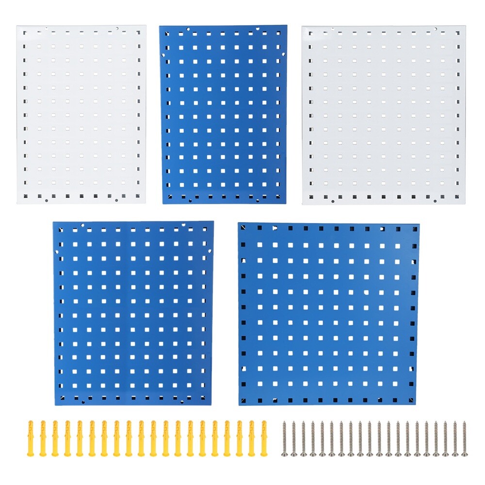 1pc Hanging Panel Wall Pegboard Organizer Shelf Display Rack Holder Garage Use