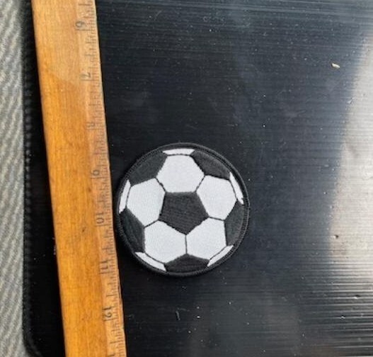 Soccer Ball Embroidered Patch (NOS)