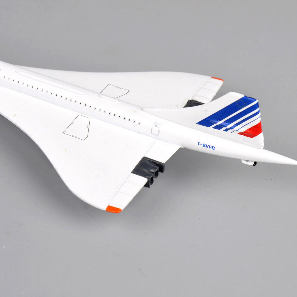 1/400 Concorde Diecast Air France 1976-2003 Aircraft Plane Model Toy Gift