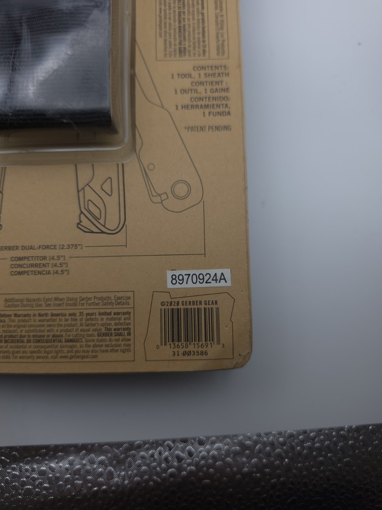 Dual Force Multi-Tool - Black/Silver + sheath 31-003586