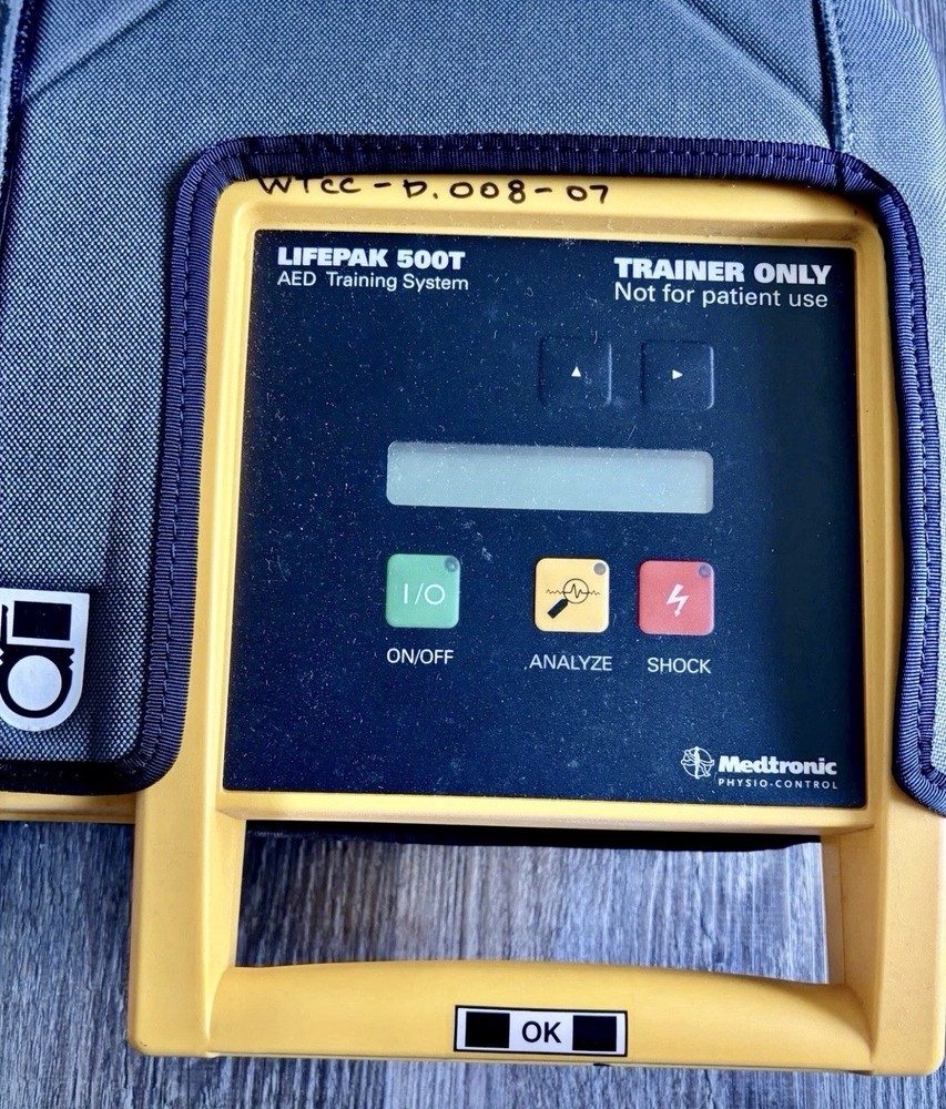 Medtronic Physio-Control Lifepak 500t AED Training System UNTESTED