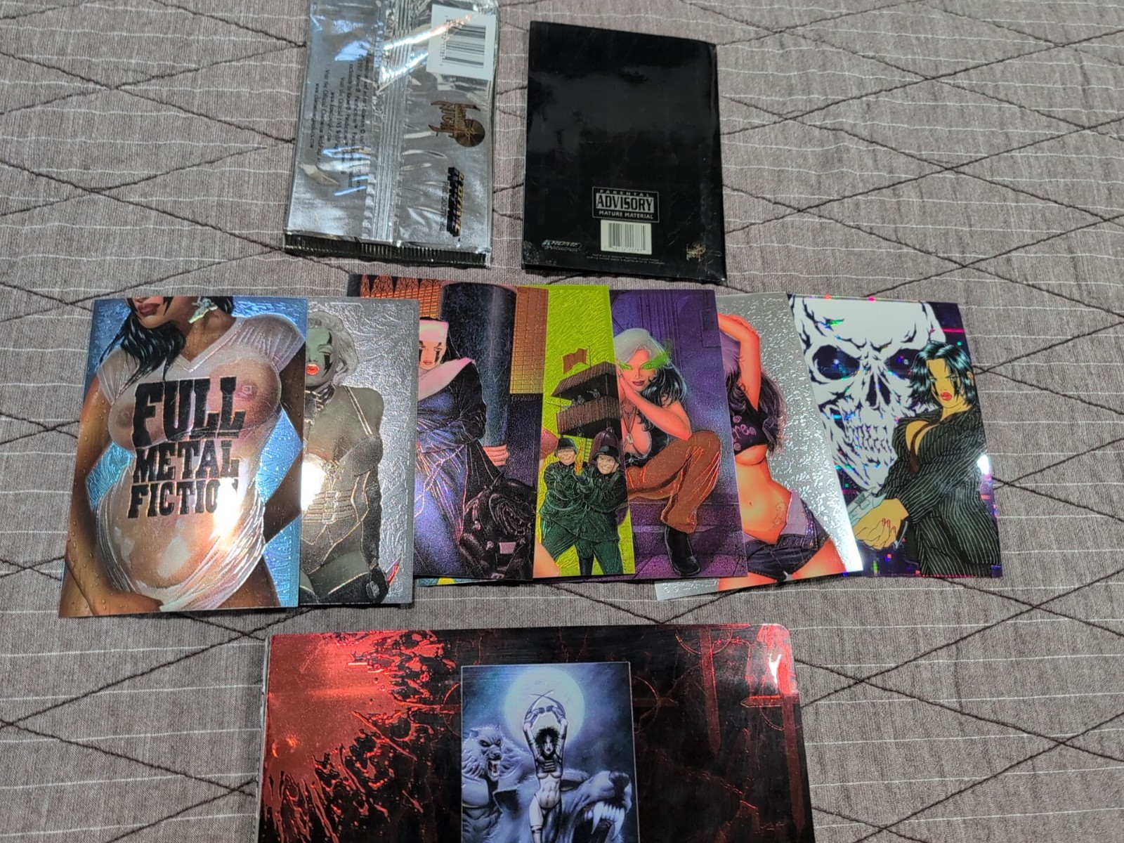 Everette Hartsoe's RAZOR Mega Chromium Card Complete Set w/binder/Chase/Preview