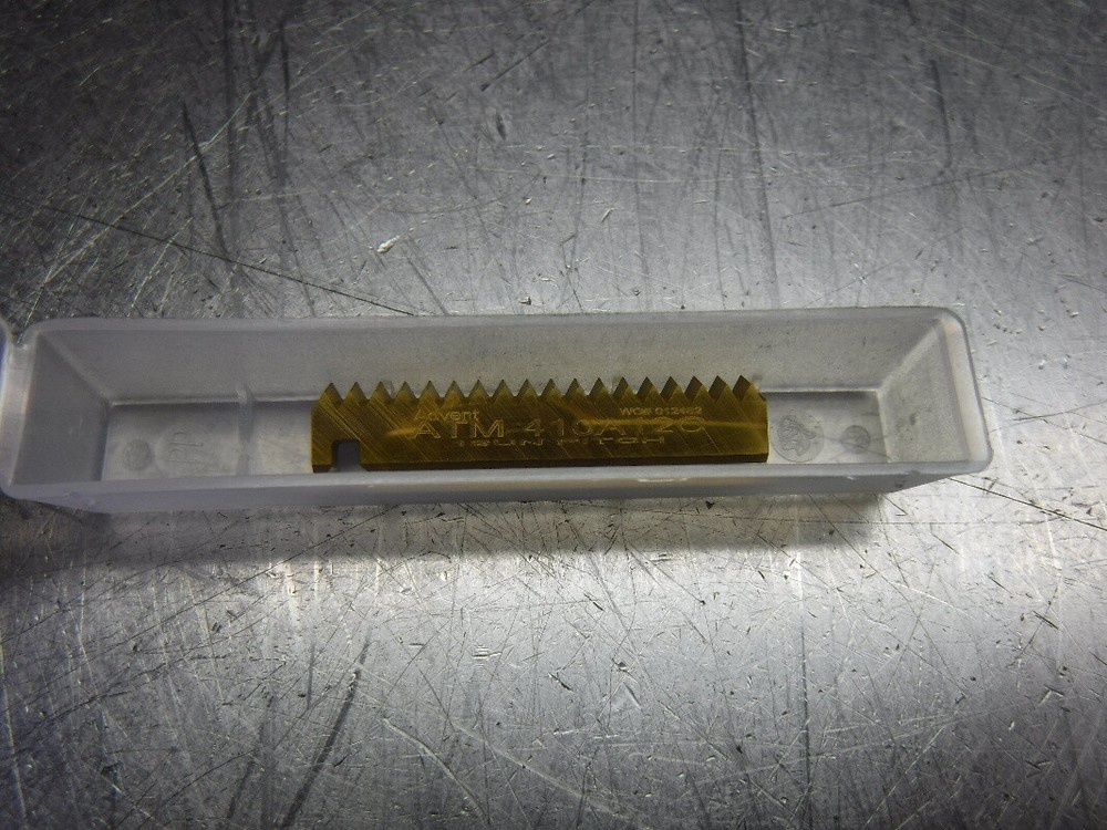 Advent Tool Carbide Thread Mill Insert QTY1 ATM-410A12C (LOC1777)