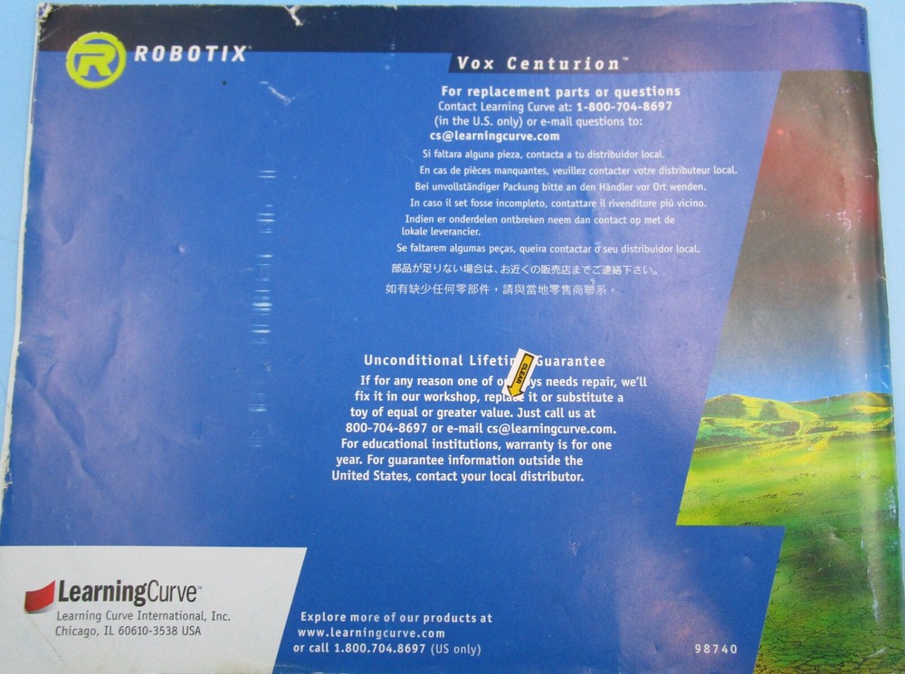 VINTAGE ROBOTIX "VOX CENTURION" ASSEMBLY GUIDE