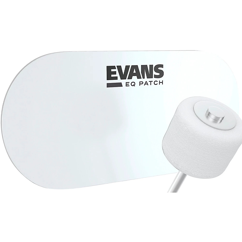Evans EQ Double Bass Drum Patch Clear