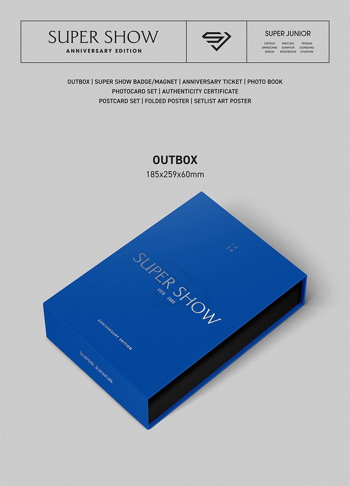 SUPER JUNIOR [SUPER SHOW] Anniversary Edition Digital Code Ver OFFICIAL SEALED