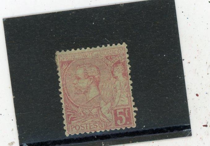 Monaco 1891 Scott# 27 Mint og Hinged