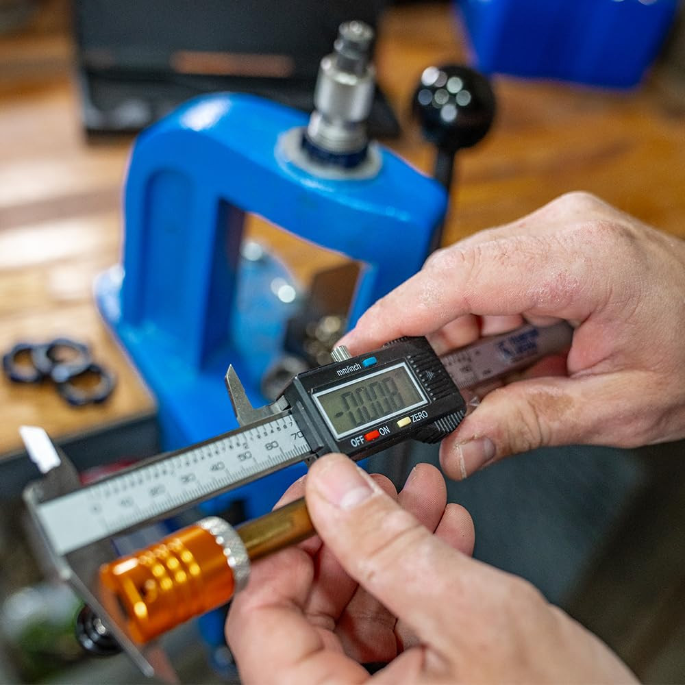 Electronic Caliper with LCD Display and Case for Reloading