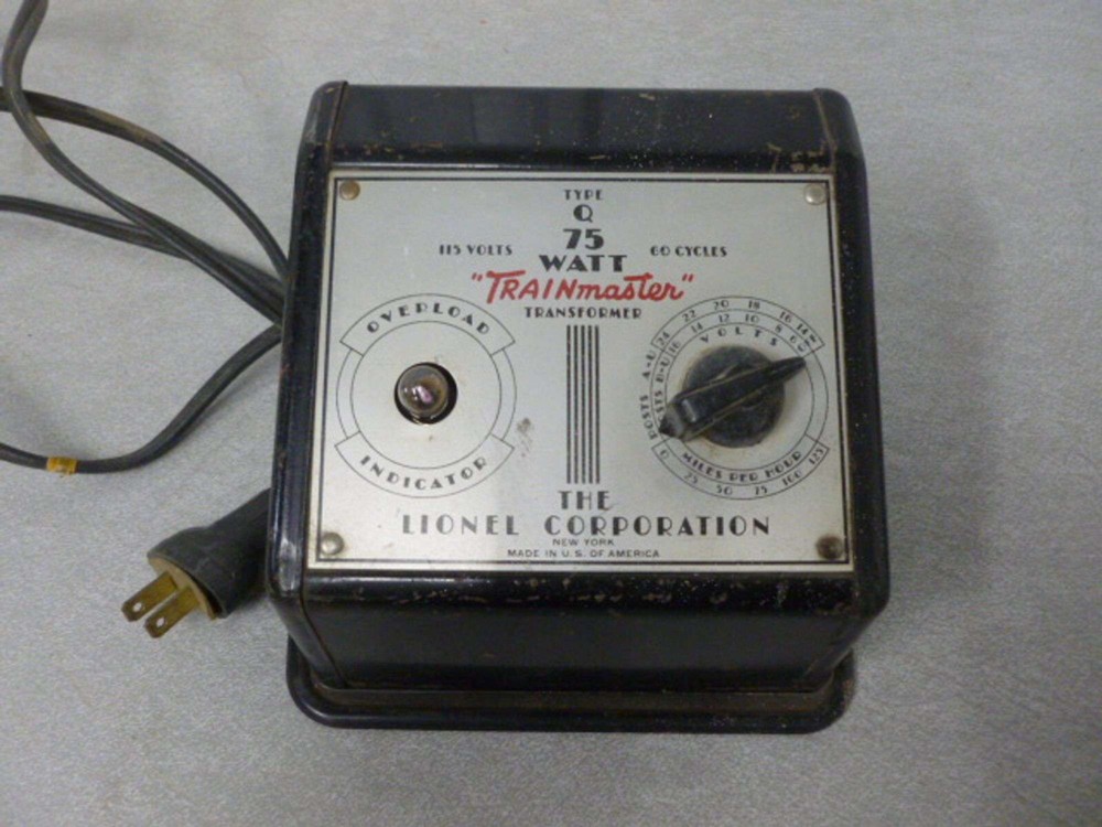 Lionel Type Q Train Transformer Trainmaster Vintage 75 Watt Multi Control