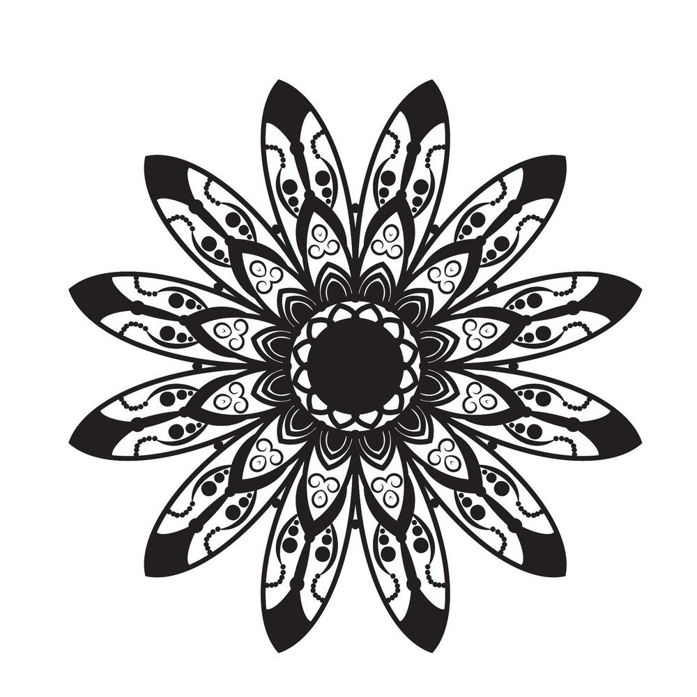 Mandala Design Background Wall Art Reusable Plastic Stencil - StencilAir