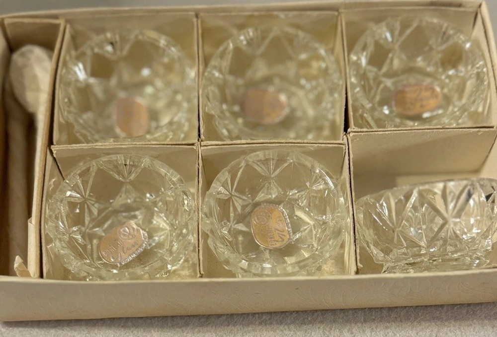 salt cellars antique Never Used In Original Box