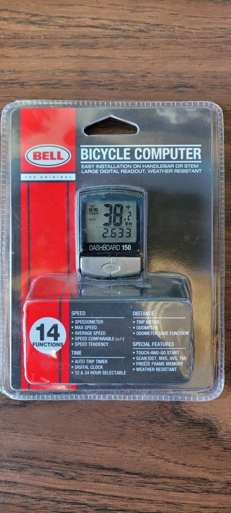 Bell Dashboard 150 Bicycle Computer Speedometer Trip Timer New in Package