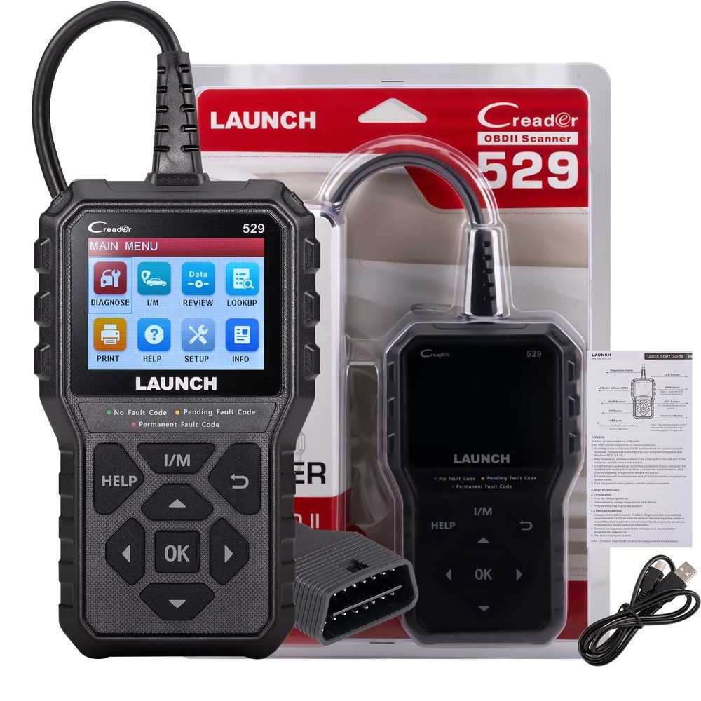 LAUNCH CR529 OBD2 Scanner Diagnostic Tool Code Reader Clear Codes