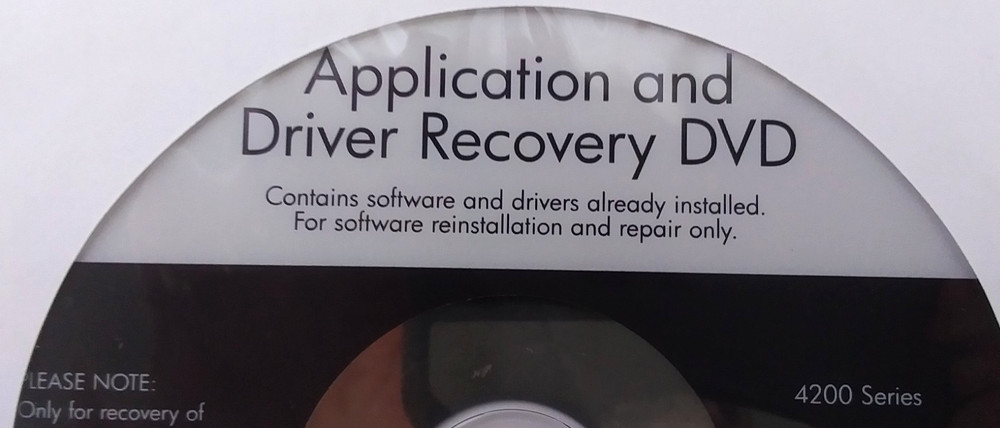 HP Microsoft Windows XP Tablet PC Ed 2005 Software DVDs Recovery Multibay WinDVD