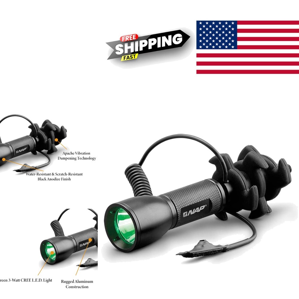 Durable NAP Apache Predator LED Light for Hog Hunting with Pressure Switch
