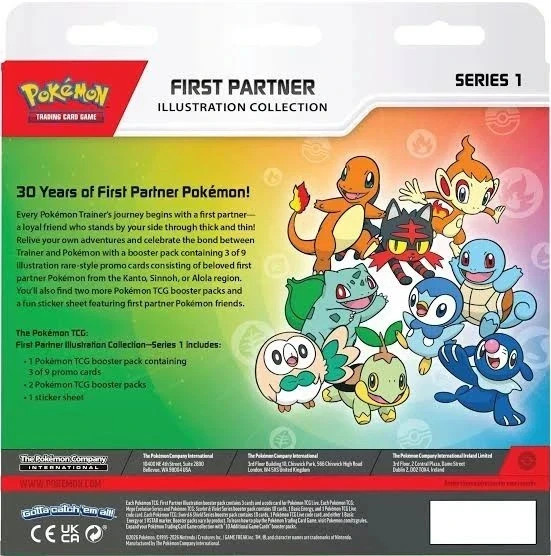 Pokemon TCG First Partner Illustration Collection Series PRESALE 03/20