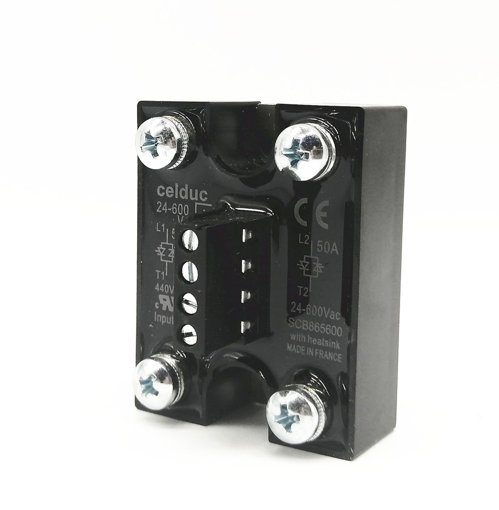 Celduc solid state relay SCB865600 50A 24-600VAC