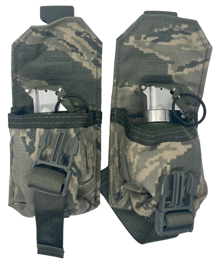 MOLLE II Hand Grenade Pouch Air Force ABU x 2