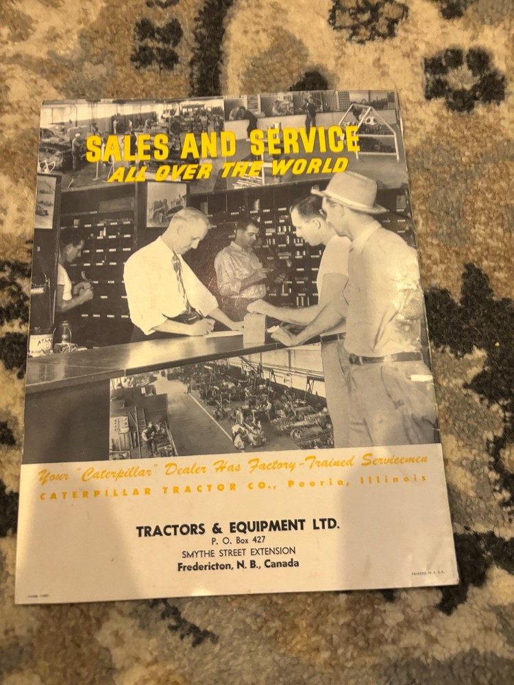Caterpillar CAT Work & Record Book Brochure AMIL26