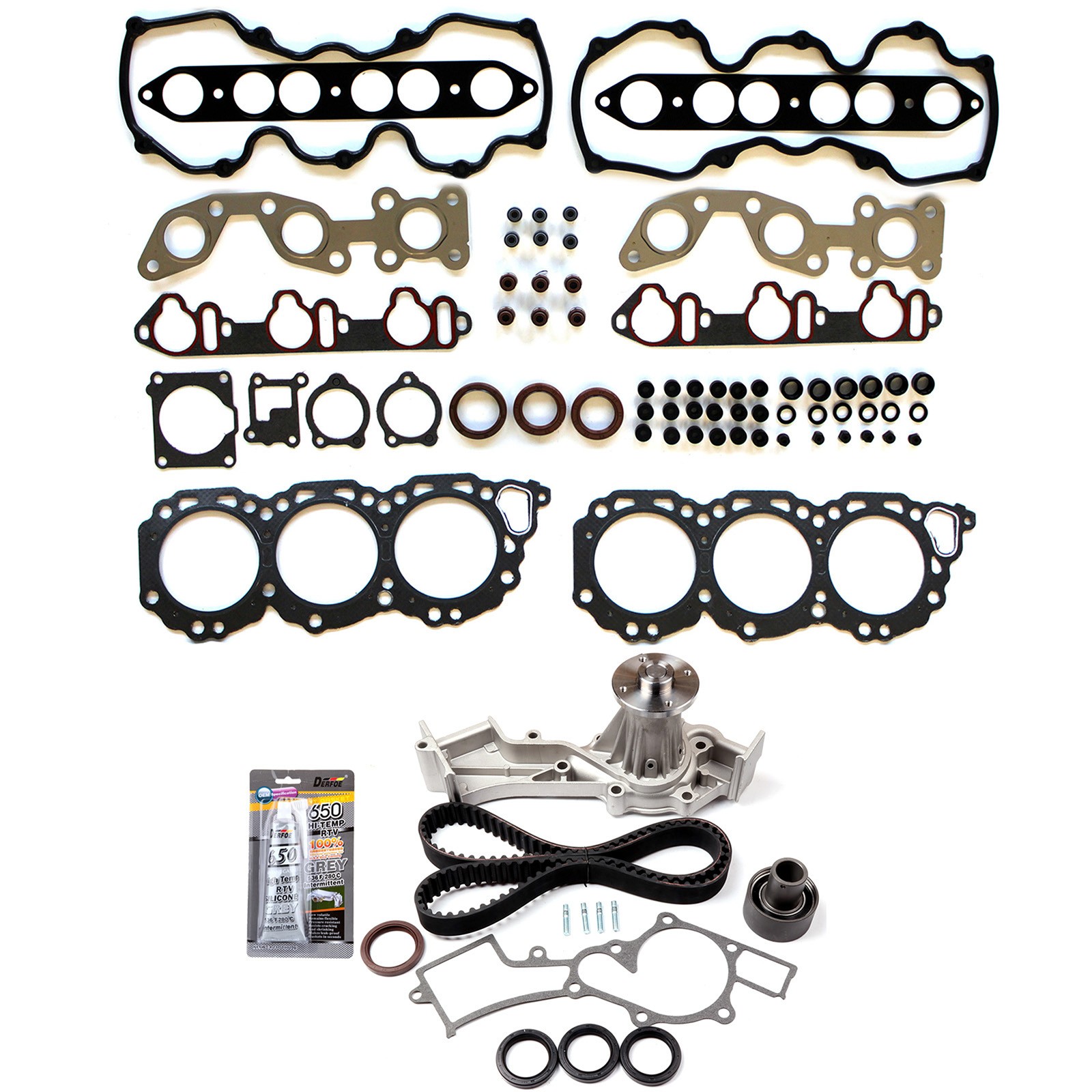 2000-2003 for Nissan for Xterra 3.3L Timing Belt Water Pump Head Gasket Set SOHC