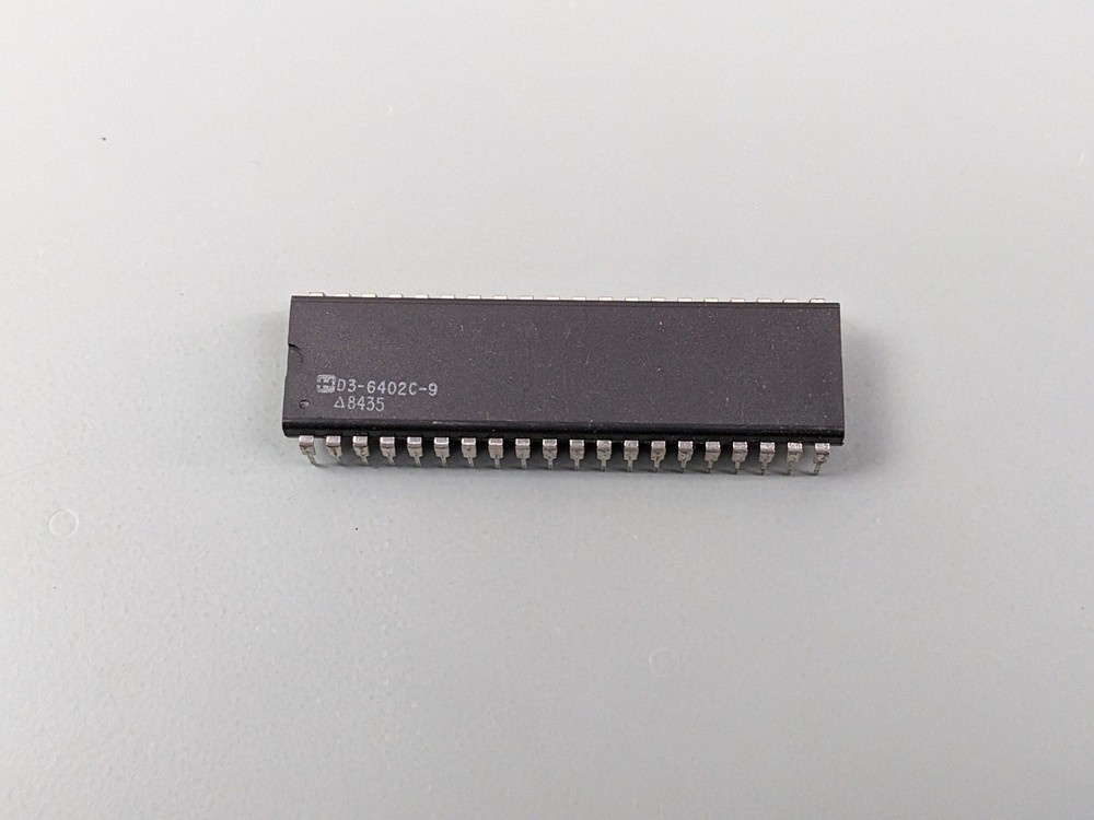 (2) Harris HD3-6402C-9 UART ICs